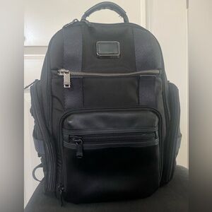 Tumi Alpha Bravo Shepperd Deluxe Leather Backpack